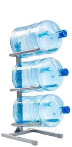 Подставка “A.E.L.” на 3 бутыли серая