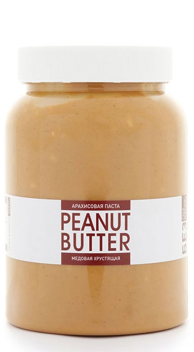 "Арахисовая Паста" - Медовая Хрустящая 1кг