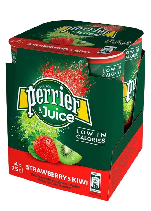 “Perrier” (Перье) 0.25л “Клубника-киви”