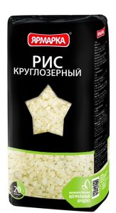 Рис круглозерный "Ярмарка" 800 г