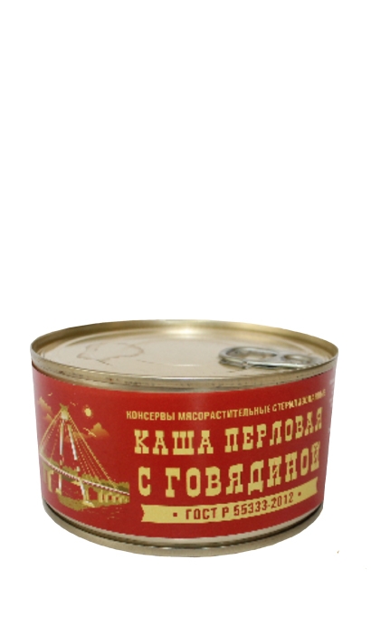 "Каша перловая с говядиной" ГОСТ 325 г ж/б