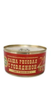 "Каша рисовая с говядиной" ГОСТ 325 г ж/б