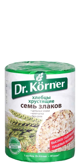 Хлебцы хрустящие Dr.Korner "7 злаков" 100 г
