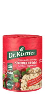 Хлебцы Dr.Korner "Злаковый коктейль клюквенный" 100 г