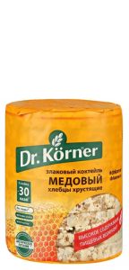 Хлебцы Dr.Korner "Злаковый коктейль медовый" 100 г