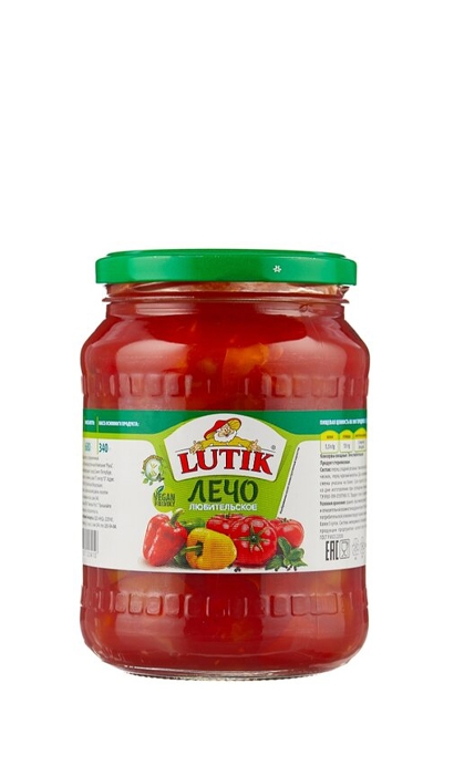 Лечо "Lutik" 720 мл стекл.банк