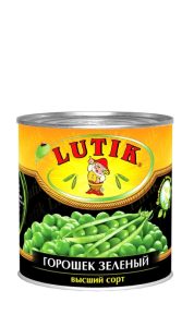 Горошек зеленый "Lutik" 425 мл ж/б