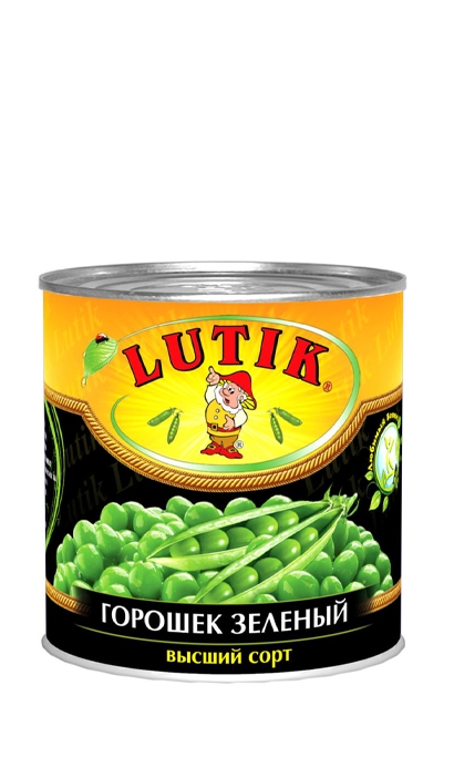 Горошек зеленый "Lutik" 425 мл ж/б