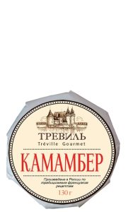 Сыр камамбер гурмэ с белой плесенью "Тревиль" 130 г