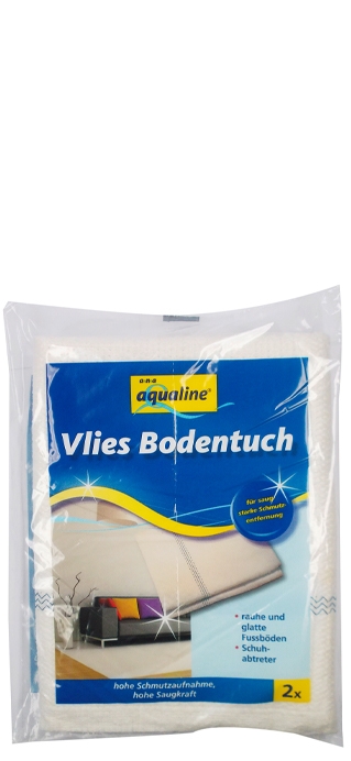 "Аквалайн" тряпка флисовая для пола 50х60 см 2 шт.