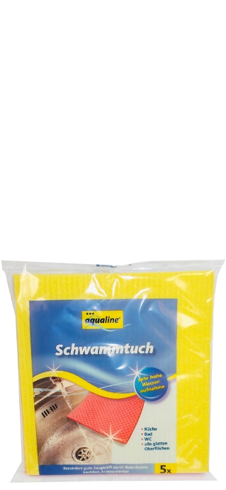 "Аквалайн" губчатая салфетка 18х20 см 5 шт.