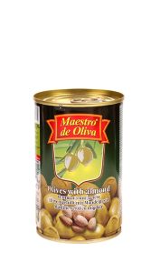 Оливки с миндалем Maestro De Oliva ("Маэстро дэ олива") 300 г ж/б