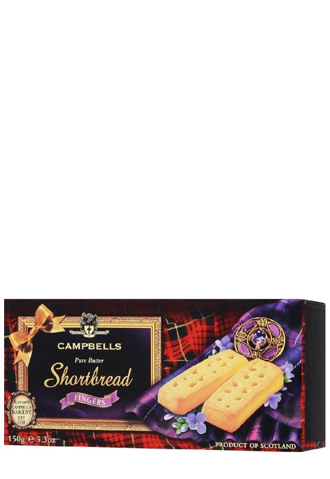 Печенье шотландские песочные пальчики "Campbells" 150 г