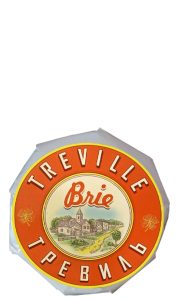 Сыр бри с белой плесенью "Тревиль" 120 г