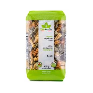 Макароны с томатом и шпинатом "Bioitalia" 500 г