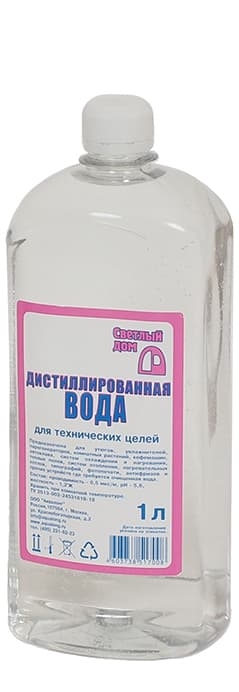 "Светлый дом" дистиллированная вода для технических целей 1л