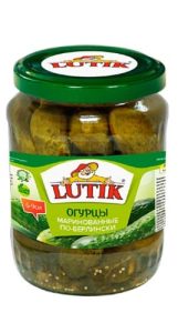 Огурцы маринованные по-берлински "Lutik" 720 мл