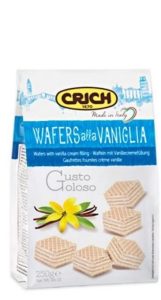 Вафли с ванильно-кремовой начинкой "Crich" 250 г