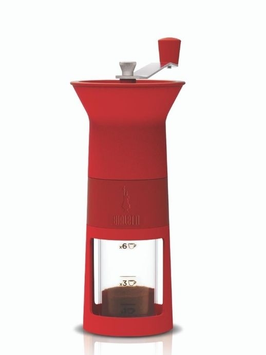 Кофемолка "Bialetti" ручная красн.