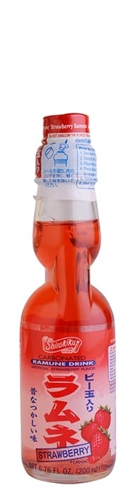 Лимонад RAMUNE – "Lemonade Strawberry" 0.2л
