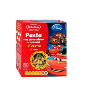 Макаронные изделия Dalla Costa "Гонки" со шпинатом и томатами 250г