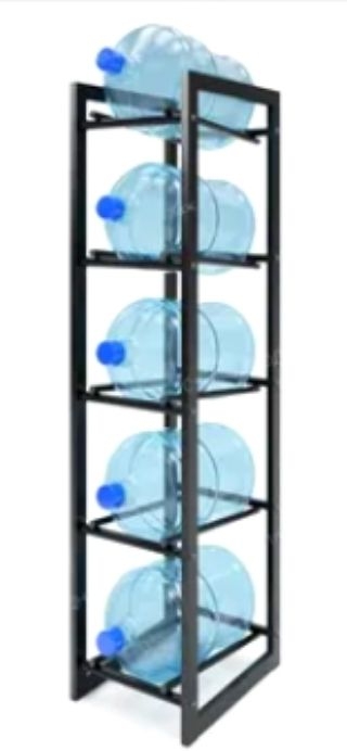 Стеллаж для воды "РОДНИК-5" чёрн.