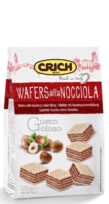 Вафли с орехово-кремовой начинкой "Crich"  250 г