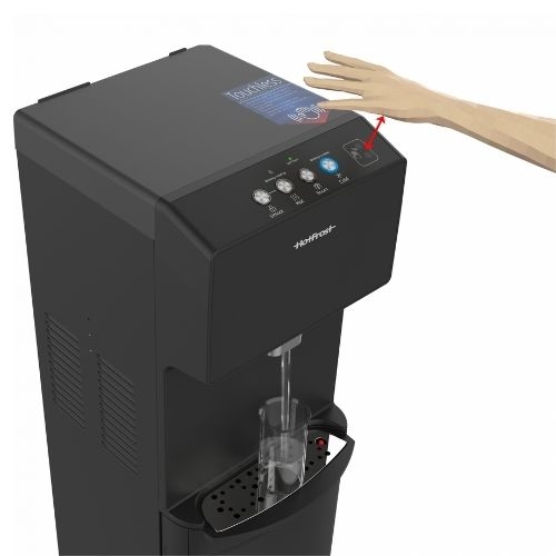 Кулер для воды HotFrost V450AMI Black бесконтактный с функ. санобр.