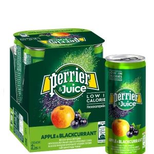 "Perrier" (Перье) 0.25л - "Яблоко-черн.смор."