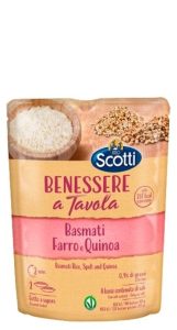 Riso Scotti Basmati Farro e Quinoa Рис “Басмати с полбой и киноа” 250 г