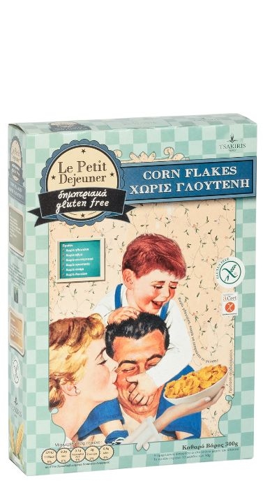 Кукурузные хлопья без глютена "Le Petit Dejeuner" 300г