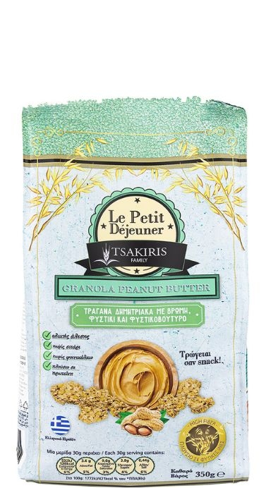 Гранола с арахисом и арахисовым маслом "Le Petit Dejeuner" 350г