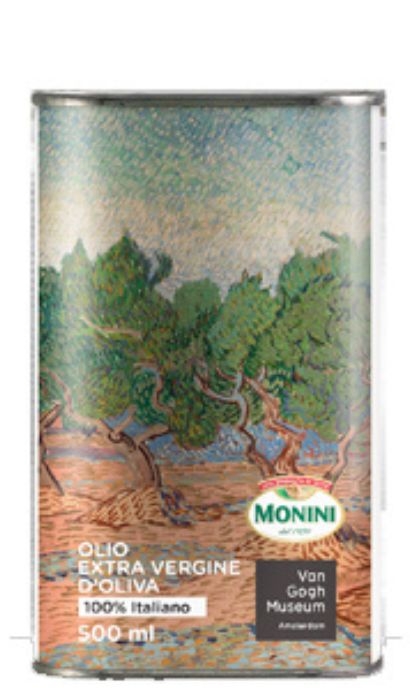 Масло оливковое Monini "Van Gogh collection olive trees" 0.5л