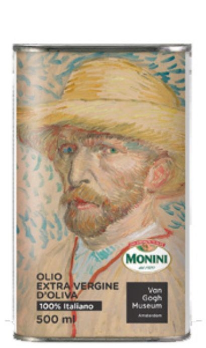 Масло оливковое Monini "Van Gogh collection portrait" 0.5л