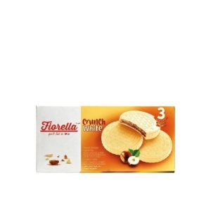 Вафли Fiorella с белым шоколадом и ореховым кремом 60г