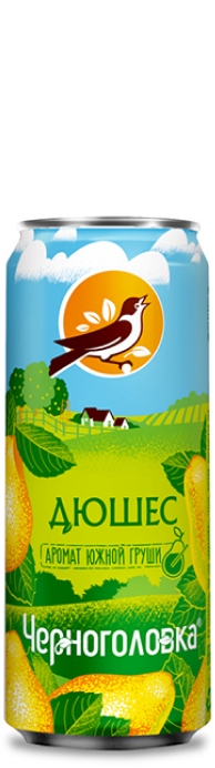 Лимонад Черноголовка - "Дюшес" 0.33л