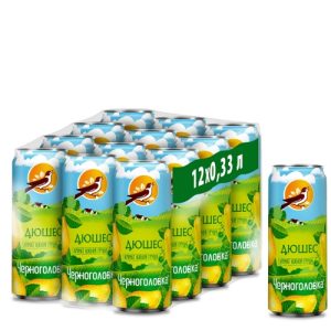 Лимонад Черноголовка - "Дюшес" 0.33л