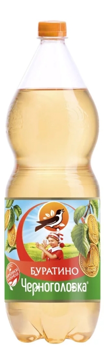Лимонад Черноголовка - "Буратино" 1.5л
