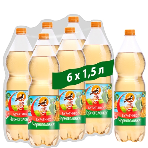 Лимонад Черноголовка – “Буратино” 1.5л