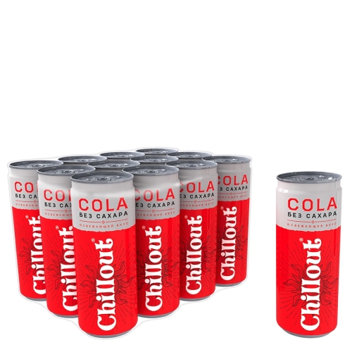 Напиток ChillOut – “Cola” (без сахара) 0.33л