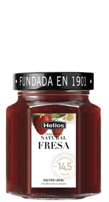 Конфитюр без сахара Helios Extra - "Клубника" 280г