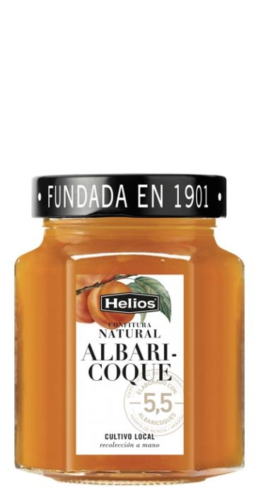 Конфитюр без сахара Helios Extra - "Абрикос" 280г