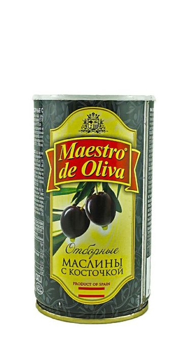 Маслины “Maestro De Oliva” (“Маэстро дэ олива”) с/к 360 г