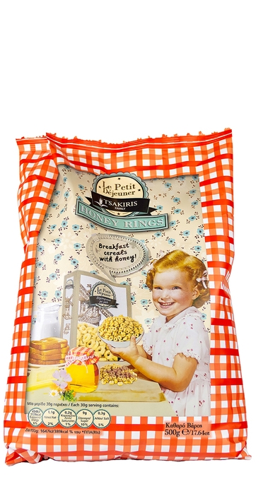 Медовые колечки из овса и кукурузы “Le Petit Dejeuner” 500 г