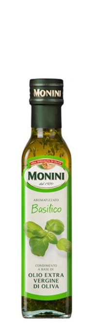 Масло оливковое с ароматом базилика Monini Bio 250 мл