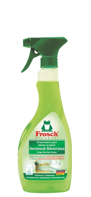 Очиститель для ванны и душа Frosch ("Фрош") зел.виногр. 0,5 л