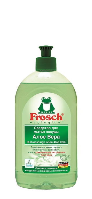 Средство для мытья посуды Frosch ("Фрош") алоэ вера 0,5 л