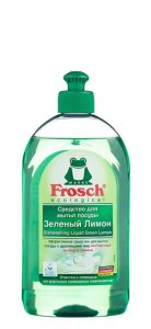 Средство для мытья посуды Frosch ("Фрош") зеленый лимон 0,5 л