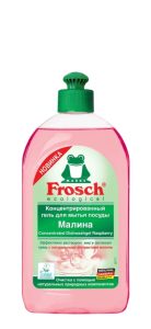 Концентрированный гель для мытья посуды Frosch (Фрош) малина 0.5л
