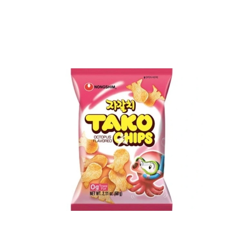 Чипсы Nongshim (Нонгшим) Tako Cheaps осьминог 60 г